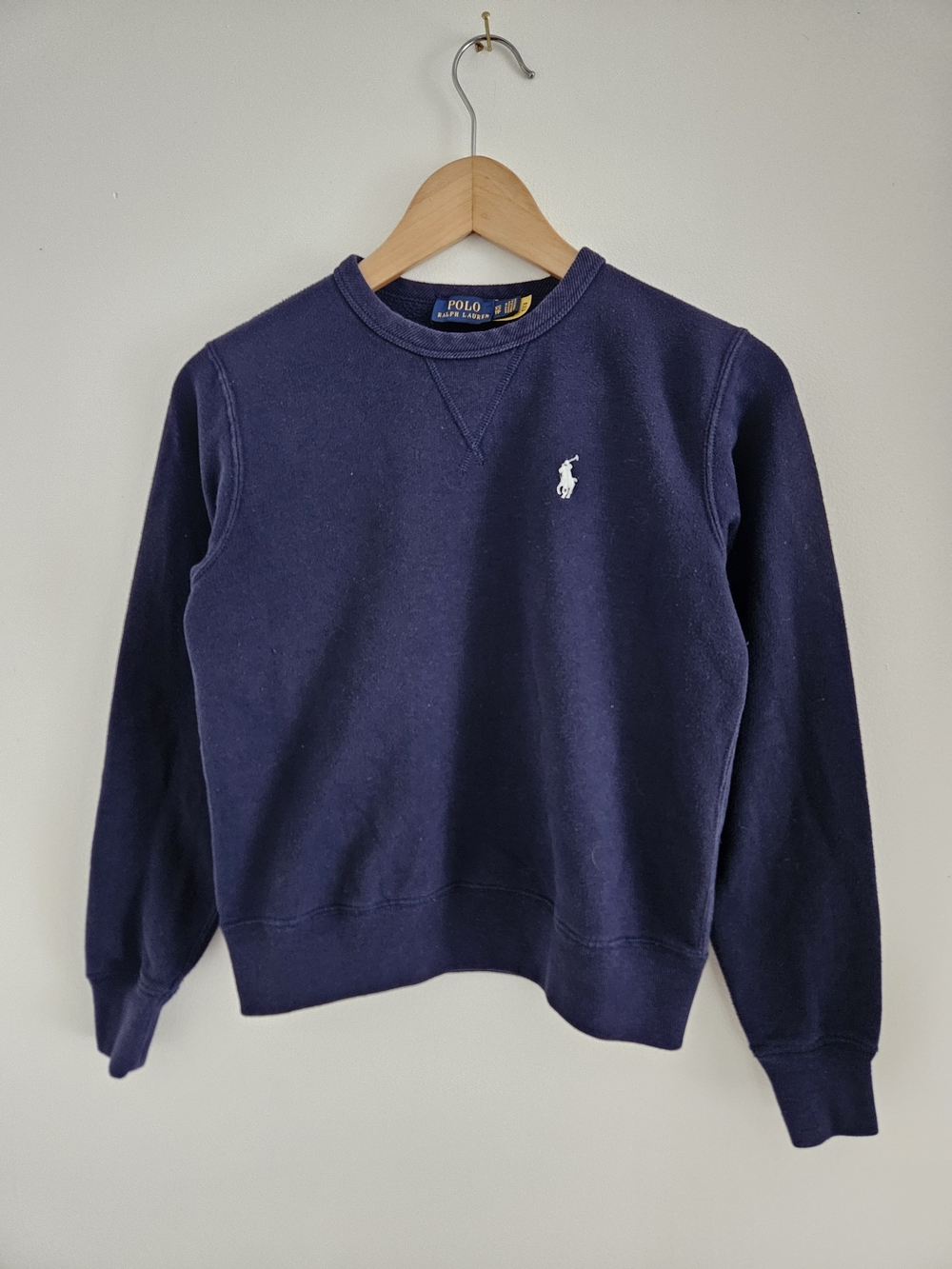 Polo Ralph Lauren Navy Crewneck Sweatshirt Extra Small